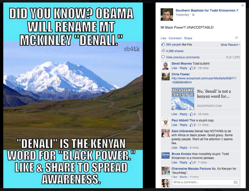 Illustration for article titled Even Snopes Is Exasperated With Dumb Mt. McKinley/Denali Conspiracy Theories